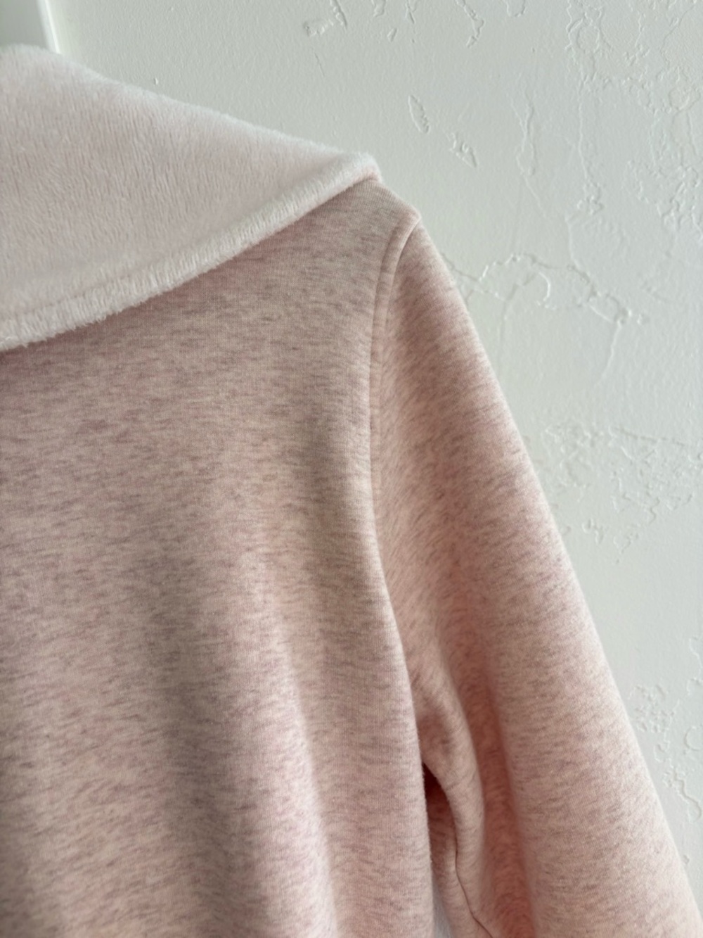 Yogalicious Ultra Plush Cozy Fleece Robe(Heather Petal Pink) - Picture 12 of 13